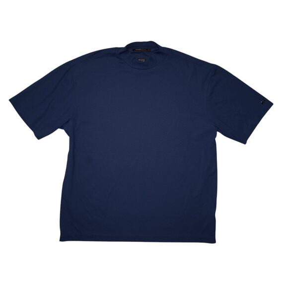 Nike Tiger Woods Collection Men’s Polo Shirt Navy Blue Dri-FIT Size Large L - Picture 1 of 7